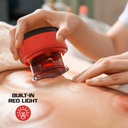 FitRx Smart Cupping Massager, 4-in-1 Cupping Therapy with Multiple Heat and Suction Levels