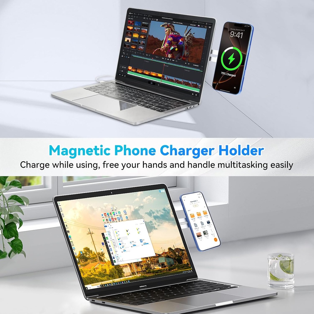 TECH REBELLION MAGNETIC CHARGING MOUNT FOR LAPTOP
