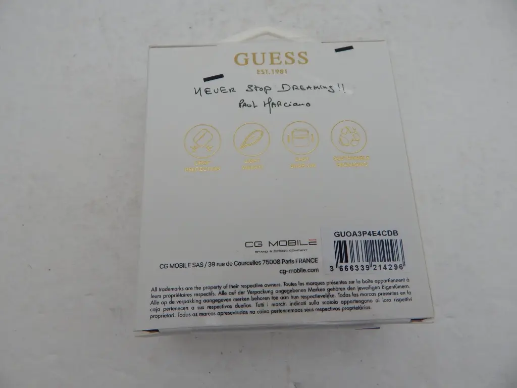 Guess PU Leather Case For Airpods 3 Blue
