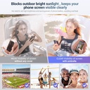 Gabba Goods Magnetic Phone Umbrella for Sun with Flexible Angle Design & Rotatable Phone Ring