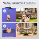 Gabba Goods Magnetic Phone Umbrella for Sun with Flexible Angle Design & Rotatable Phone Ring