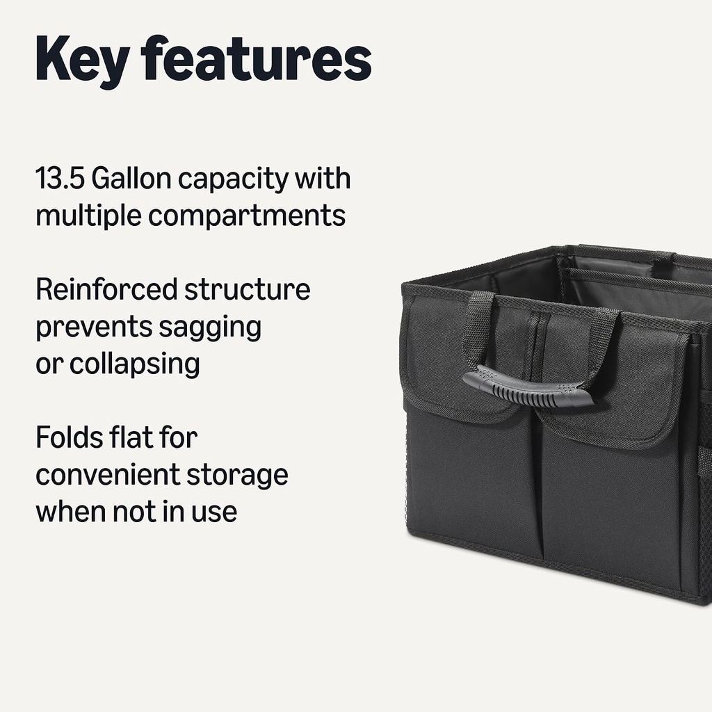 NASCAR collapsible car trunk organizer