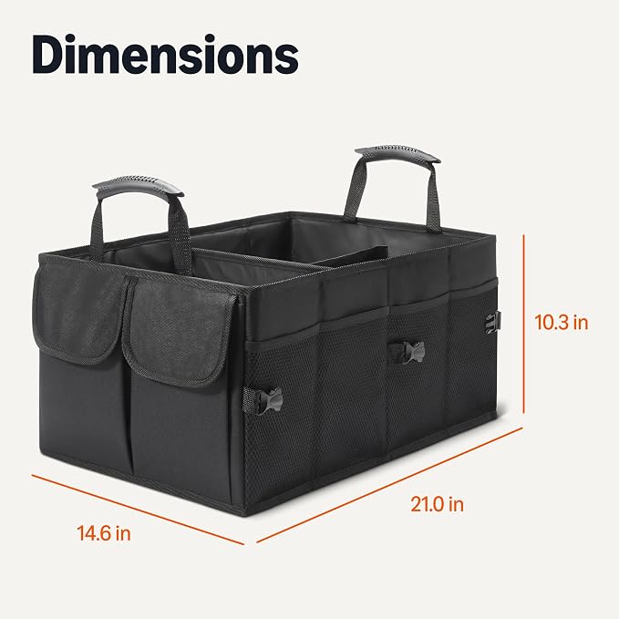 NASCAR collapsible car trunk organizer