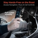 HyperGear Universal Car Cup Holder Flex Phone Mount [Hands Free] Compatible for iPhone 13/12/11/Pro/Max, Galaxy