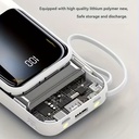 20000mAh Small Power Bank, 20W Charging Portable Power Bank, Slim Portable Charger LED Display, Small External Battery Pack Mobile Phone Charger, Holiday Gifts, Large Capacity, Suitable for Various Electronic Devices