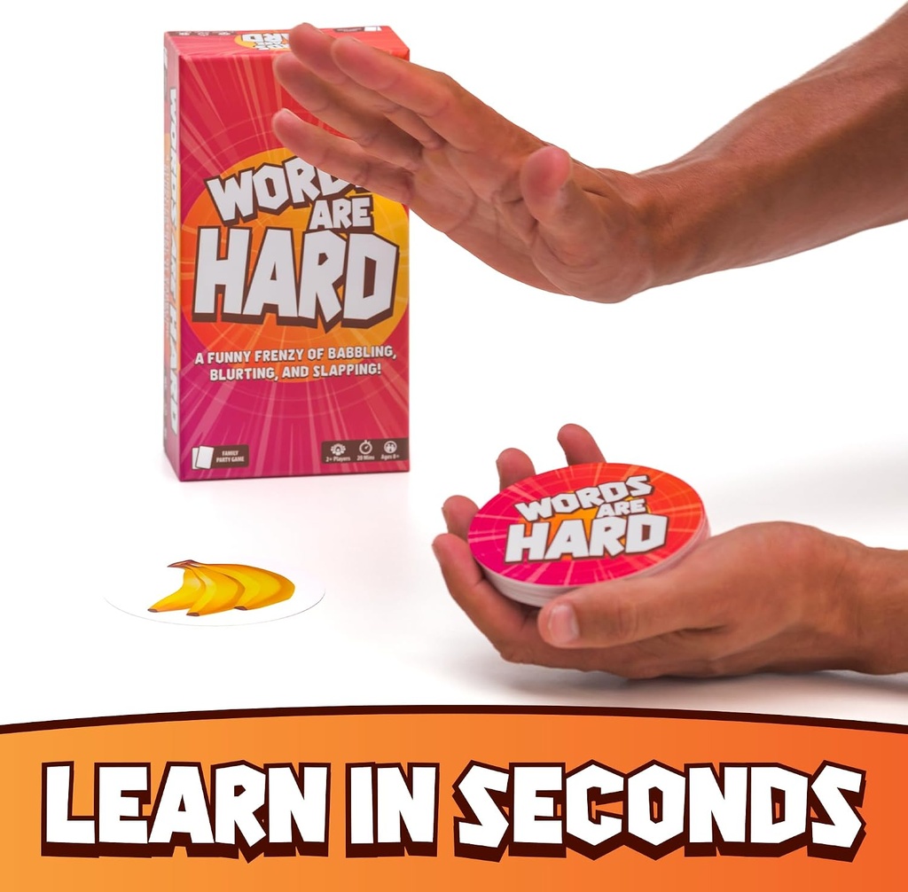 Words Are Hard - Party Games - Family Card Games - for Kids 8 and up
