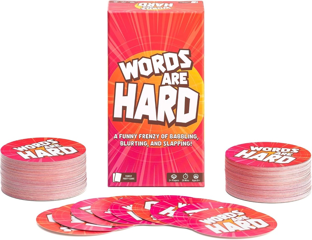 Words Are Hard - Party Games - Family Card Games - for Kids 8 and up