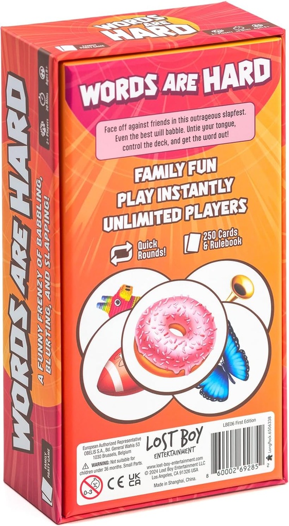 Words Are Hard - Party Games - Family Card Games - for Kids 8 and up