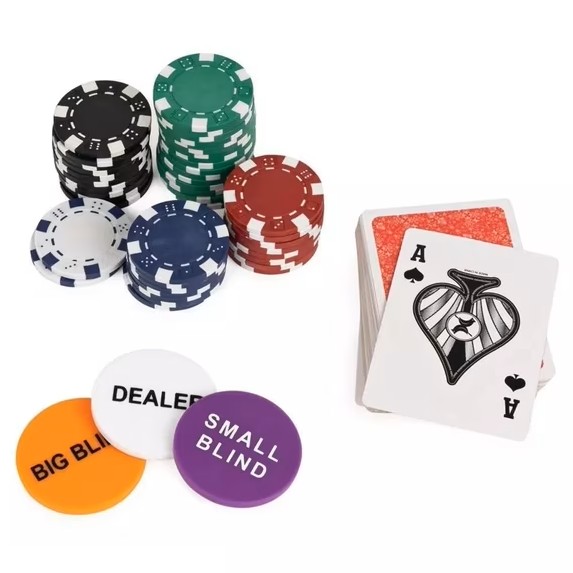 Game Gallery Poker Set with Professional Weight Poker Chips 400pc