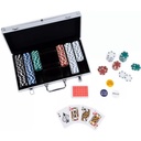 Game Gallery Poker Set with Professional Weight Poker Chips 400pc