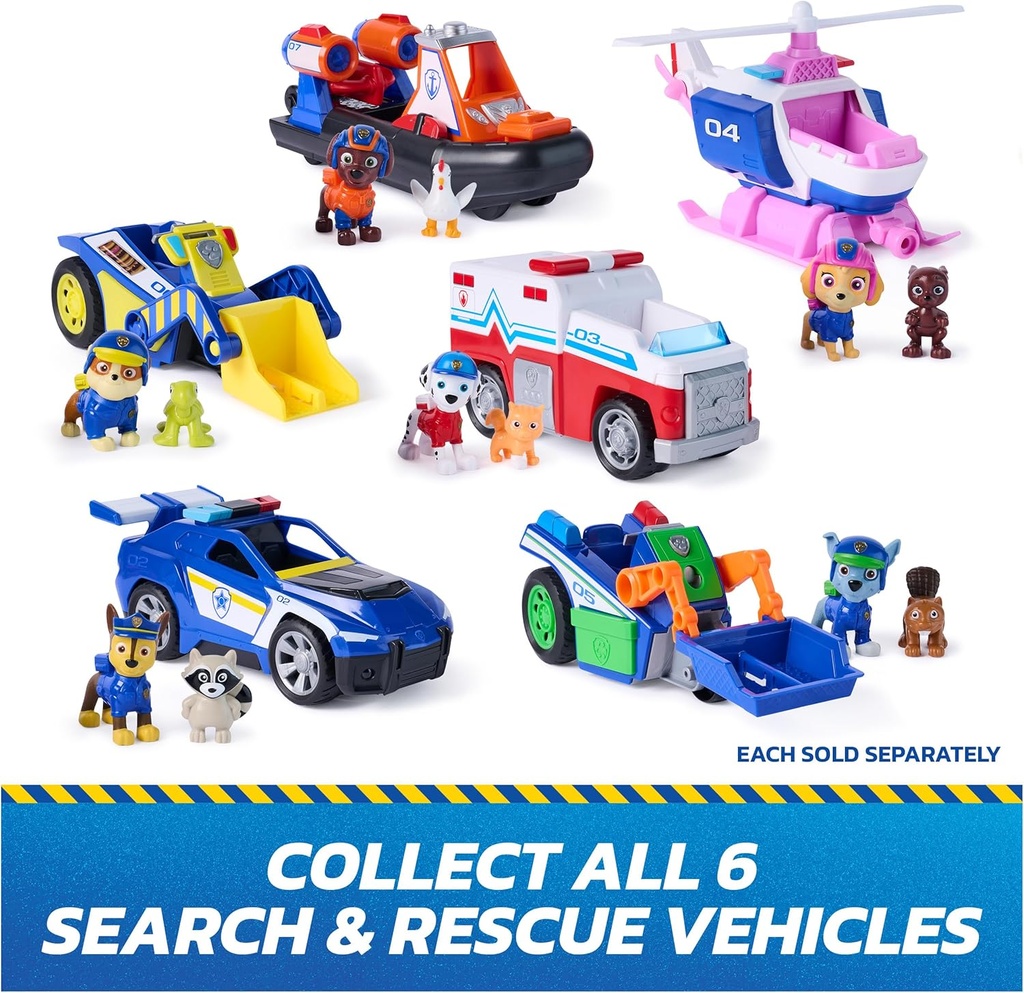 Paw Patrol Search & Rescue Marshall Toy Truck Vehicle with 2 Figures