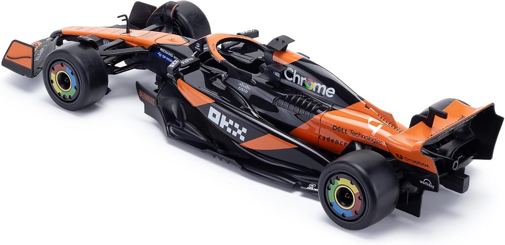 RC Cars: McLaren MCL38-1:14 Scale - Orange & Black Remote Control Toy Car - Model #39214