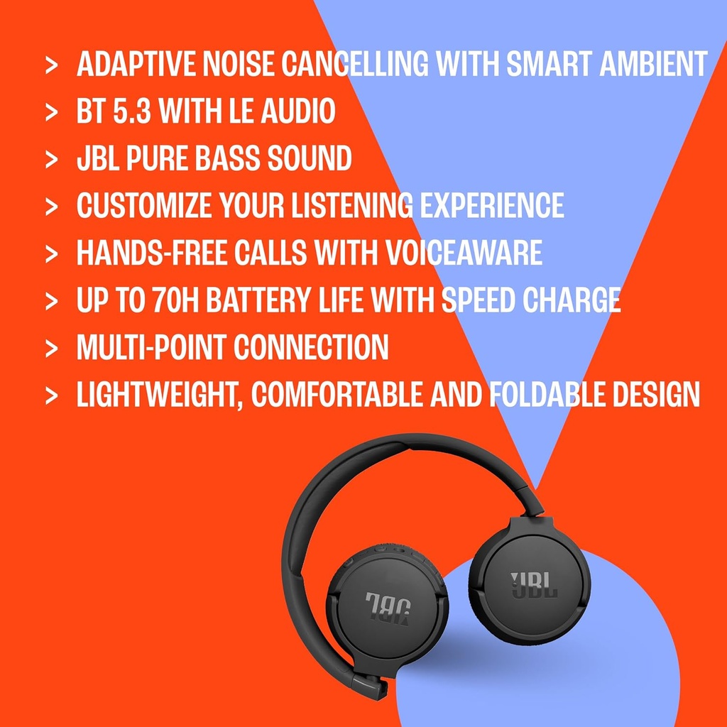 JBL TUNE510BT PURE BASS WIRELESS HEADPHONES (copy)