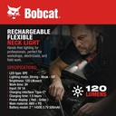 Bobcat Rechargeable Neck Light, 3 Modes, Type-C Charging Port