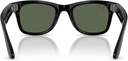 Meta Ray-Ban Wayfarer Large (Gen 2) - Shiny Black, Green lenses 