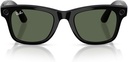 Meta Ray-Ban Wayfarer Large (Gen 2) - Shiny Black, Green lenses 