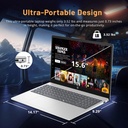 HP 15.6" FHD Touchscreen Business Laptop, Intel i7-1255U, 16GB RAM, 512GB PCIe SSD, Intel Iris Xe Graphics, Num Pad, Webcam, Windows 11 Pro, Natural Silver, 32GB Hotface USB Card