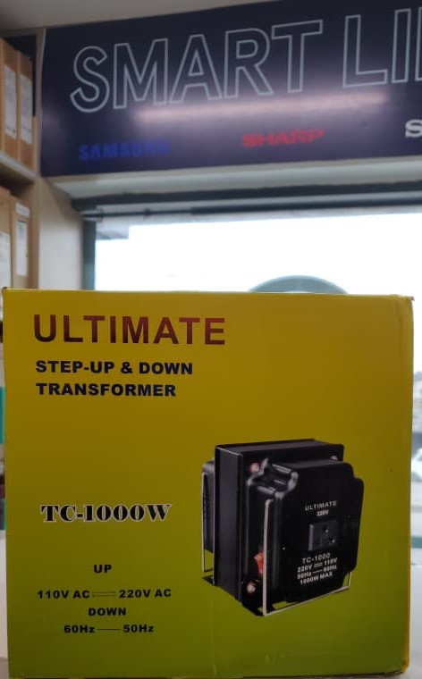 ULTIMATE STEP UP & DOWN TRANSFORMER  1000 WATTS       TC-1000W