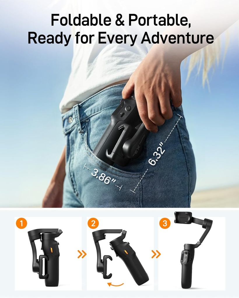 hohem iSteady X3 SE Plus Gimbal Stabilizer for iPhone