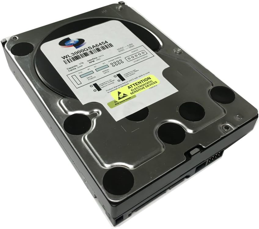 WL 3TB 64MB Cache 5400RPM SATA III (6.0Gb/s) 3.5" Internal Surveillance DVR Hard Drive 