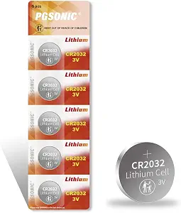 PGSONIC LITHIUM CR2032 3V BATTERIES