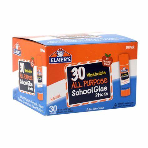 Elmers 30 Washable School Glue Sticks