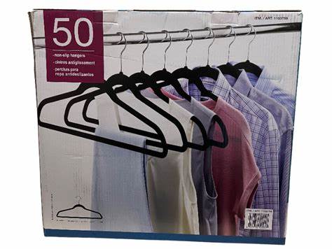 50 Non-Slip Clothing Hanger ART.1193759