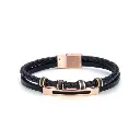 GIORGIO MILANO MEN Double-Strand Leather BRACELET 2055RGBK2
