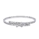 GIORGIO MILANO WOMEN Crystal X Bangle BRACELET W4138ST