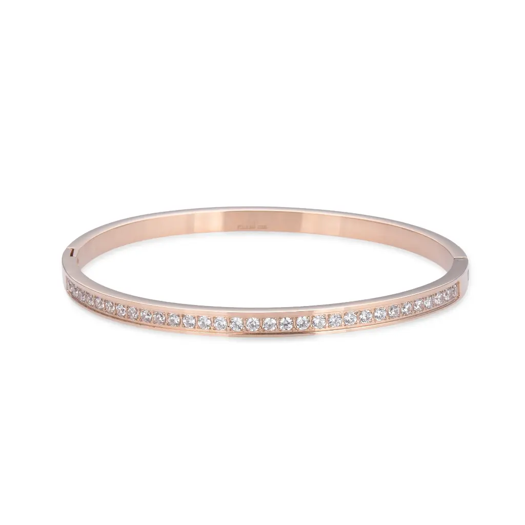 GIORGIO MILANO WOMEN  Pavé Bangle with Cubic Zirconia BRACELET W4086RG