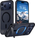 Temdan iPhone 17 Pro Max [Built-in Invisible Kickstand]