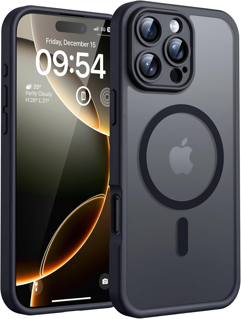 TOCOL for iPhone 16 Pro Case with Full Camera Protection