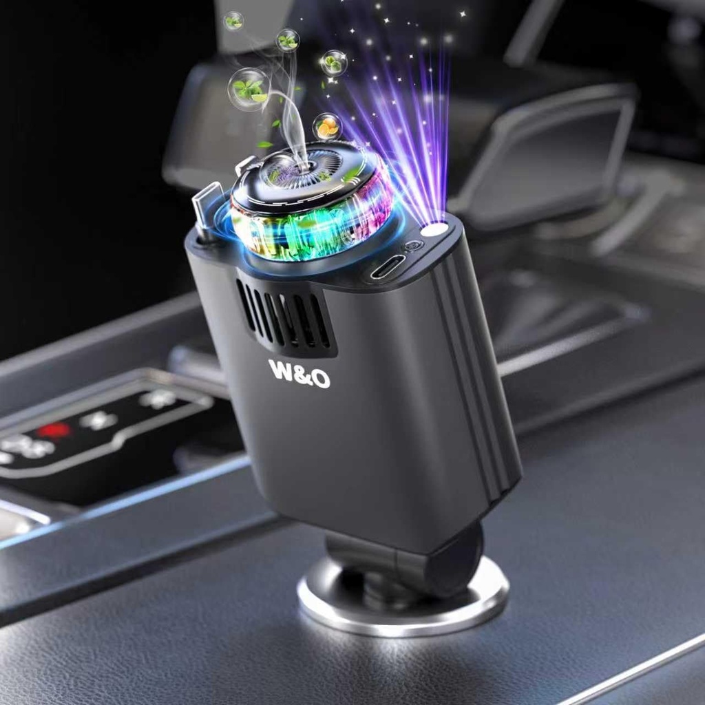 W&O STARLIGHT 5in1 Retractable Car Charger