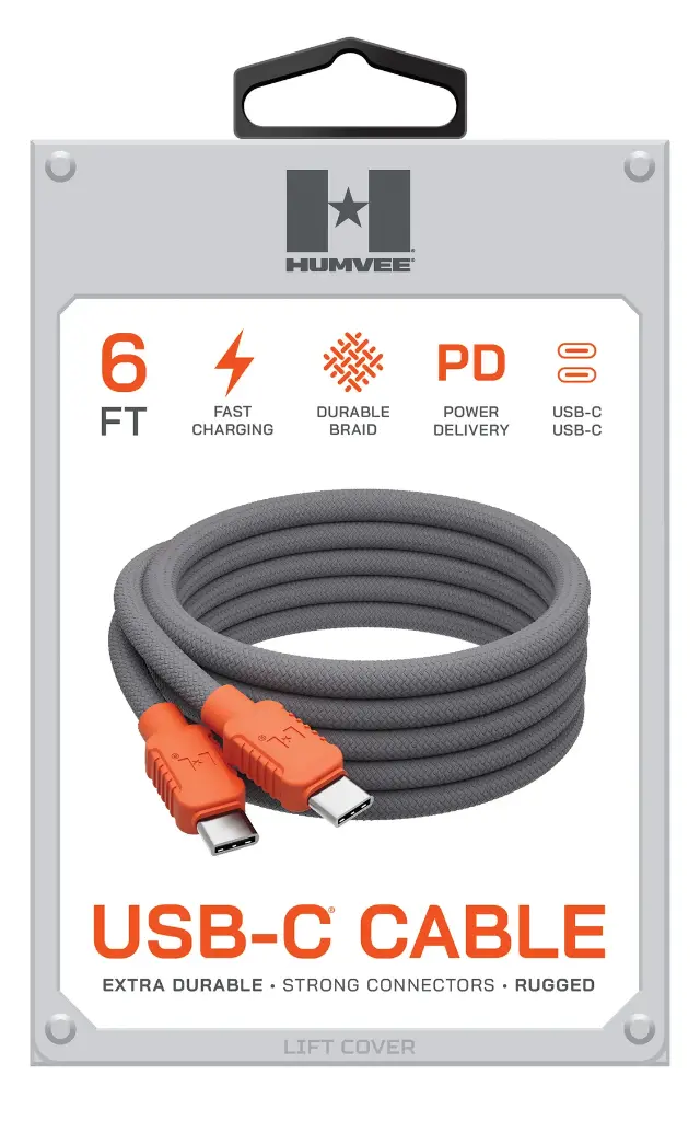Humvee 6ft Ultra Rugged USB C to USB C Cable