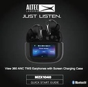ALTEC LANSING VIEW360 ANC Earphones (WHITE)