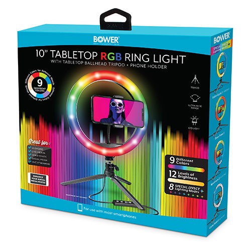 10 TABLETOP RGB RING LIGHT 