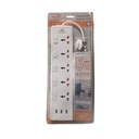 DERIK 5 POWER SOCKET 3USB EXTENSION TLC95U