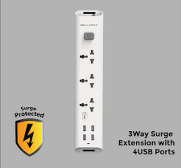ELLINGTON 3WAYS USB SURGE PROTECTOR  EL-M504UC 