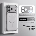 YOOBAO IPHONE 17PRO FOUR CORNER SHOCK PROOF CASE with Camera Lens Titanium Grey