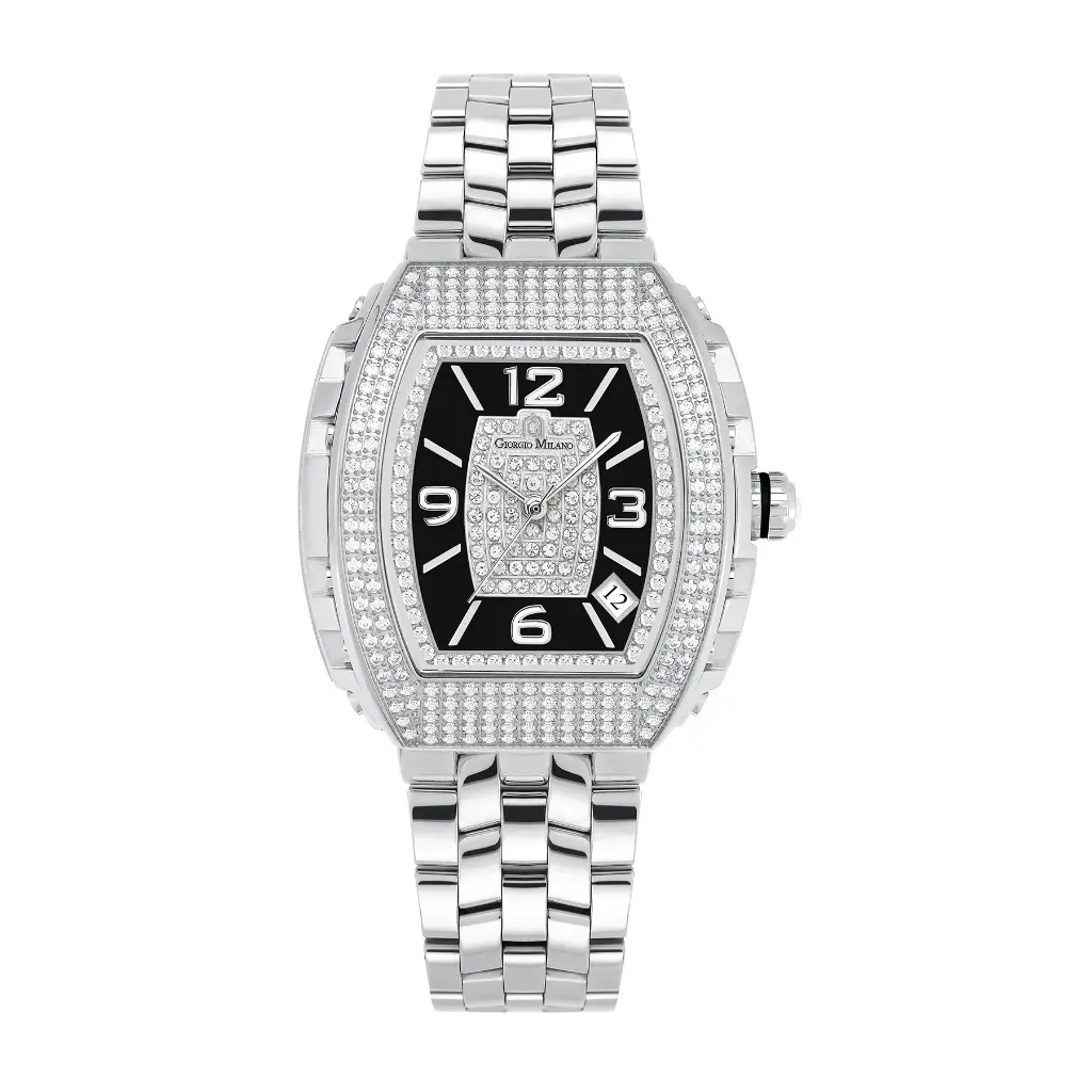 Giorgio Milano IP Gold case with Stone Bezel REGINA 242ST3M