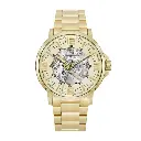 Giorgio Milano Men round IPG Round case with Champagne Automatic dial with IP Gold Bracelet 228SG5 EZIO 