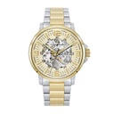 Giorgio Milano Men round IPG Round case with Champagne Automatic dial with 2 Tone IP Gold Bracelet 228STG5 EZIO 