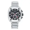 Giorgio Milano Square Chronograph date, IP stainless steel with black dial TRENTO 235ST03 