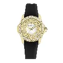 Giorgio Milano Women Round IPG Watch with Stone bezel Silver dial and RED Silicone Strap 241SG51313 EVE 