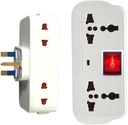 PURE-UK ENGLAND Universal Adapter with 4 Electrical Multi socket plug. Model No:310 