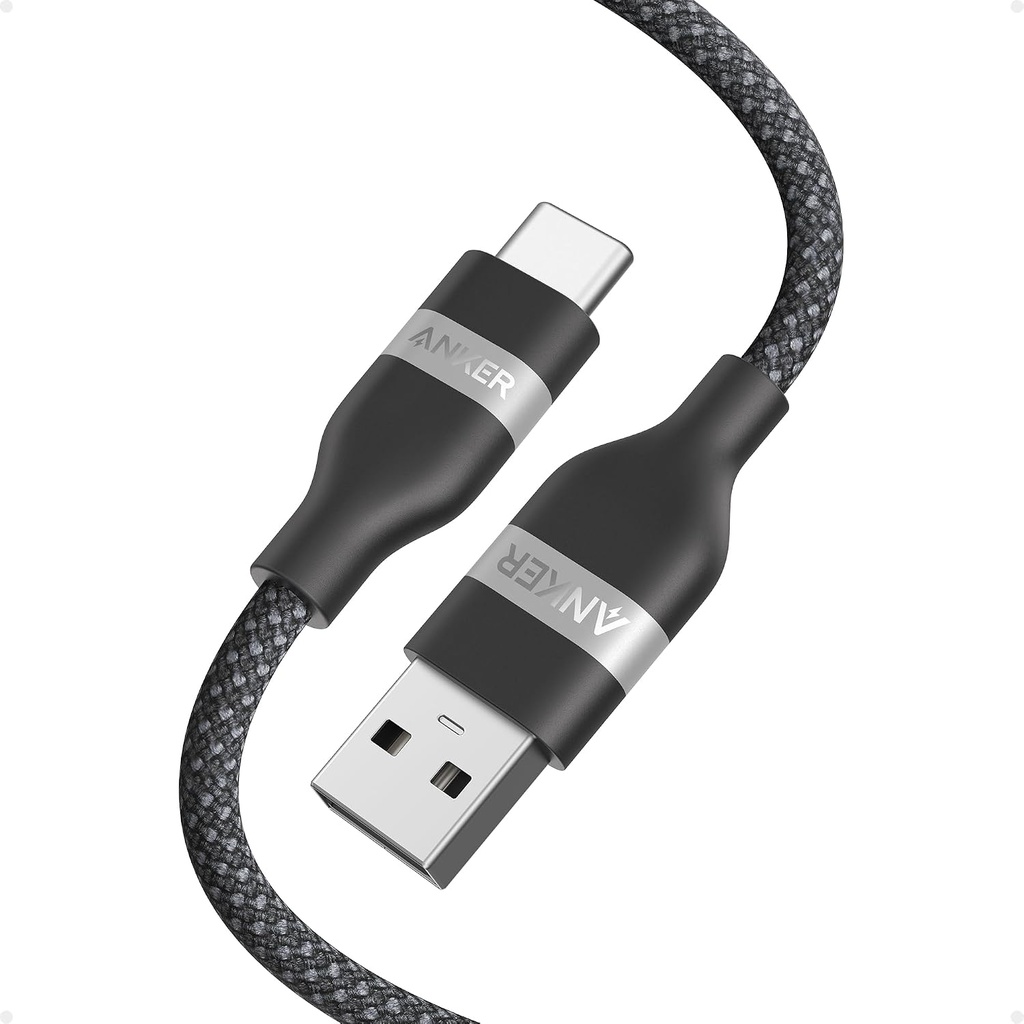 Anker Nano USB A to USB C Cable, CarPlay USB to USB C Cable (3 ft, Black)