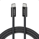 Anker Zolo USB C to USB C Cable, 240W Fast Charging Cable (6 ft, Black) 