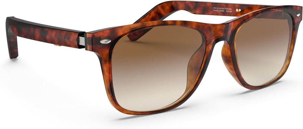 iTouch Aura Wearables Smart Glasses .Tortoise Wayfarer/Gradient 
