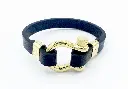 GIORGIO MILANO MEN Horseshoe Leather with Screw Lock Closure BRACELET 1538SG5