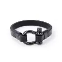 GIORGIO MILANO MEN Horseshoe Leather with Screw Lock Closure BRACELET 1538SBK2